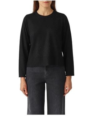 Nenette Round-Neck Knitwear - Negro