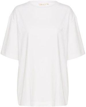 Cream Sneeuwwitte Tshirt Met Oz Design