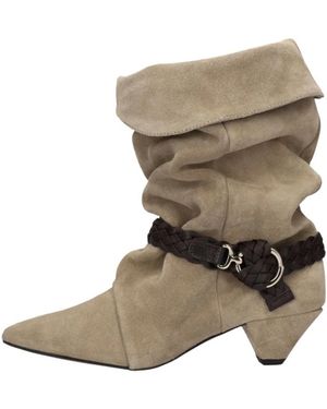 Nubikk Heeled Boots - Natur