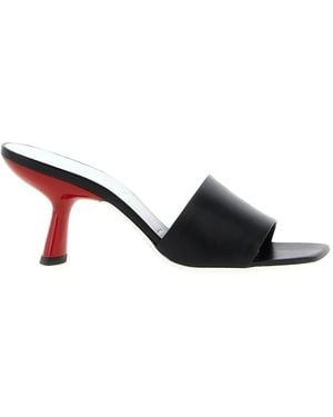 Vicini Heeled Mules - Noir