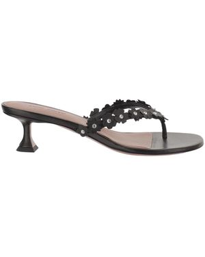 AMINA MUADDI Schoenen ,Zwart ,Leer Janis Leather Sandalen - Bruin