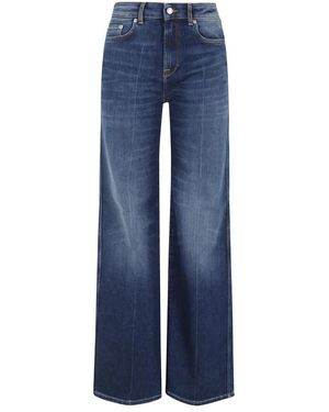 Department 5 Wide Jeans - Blue