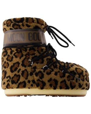 Moon Boot Icon Low Ankle Boots - Braun