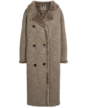 American Dreams Double-Breasted Coats - Neutro