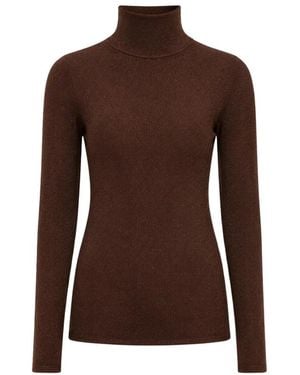 Self-Portrait Turtlenecks - Brown