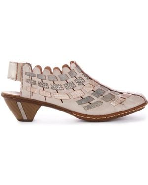 Rieker Court Shoes - Natural
