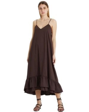 Erika Cavallini Semi Couture Maxi Dresses - Brown