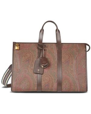 Etro Tote Bags - Brown