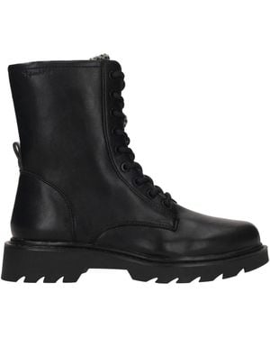Tamaris Lace-Up Boots - Black