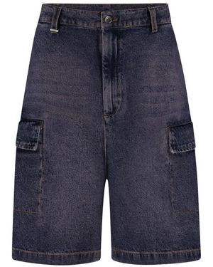 flâneur Denim Shorts - Blu