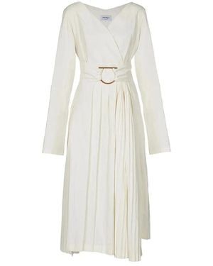 Ferragamo Midi Dresses - Blanco