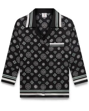 CASABLANCA V-Neck Knitwear - Black