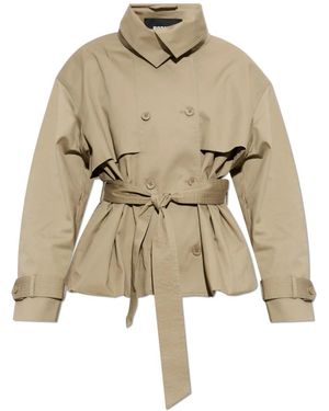 ROTATE BIRGER CHRISTENSEN Trench Coats - Neutro
