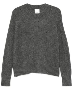 Allude Pullover Mit Raglanärmeln - Grau