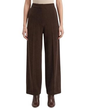 Amélie & Amélie Wide Trousers - Brown