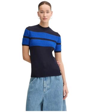 Sunnei Truien & Vesten ,Blauw ,Round-Neck Truien