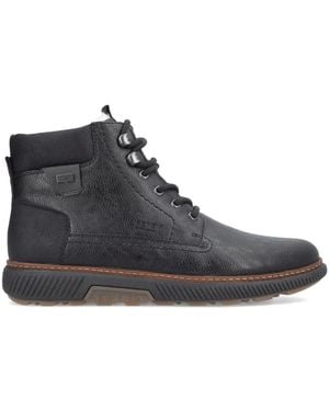 Rieker Lace-Up Boots - Black