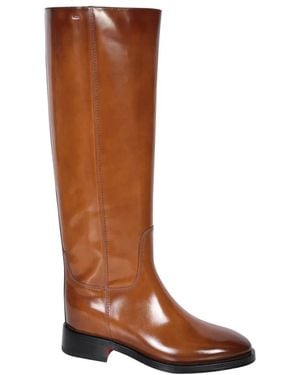 Santoni High Boots - Brown