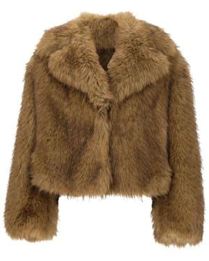Stand Studio Faux Fur & Shearling Jackets - Green