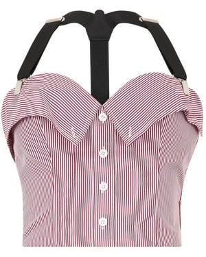 Moschino Sleeveless Tops - Purple