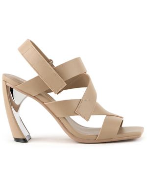 United Nude High Heel Sandals - Metallic