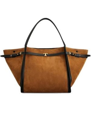 Tod's Tassen ,Bruin ,Leer Tim Medium Shopping Bag