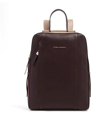 Piquadro Circle Laptop Rucksack 14" - Braun
