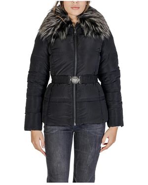 Guess Giubbotto nero zip autunno/inverno donna