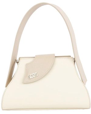 Gcds Tassen ,Wit ,Leer Stijlvolle Borsa Tas - Naturel