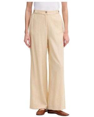 GAUDI Wide Trousers - Neutro