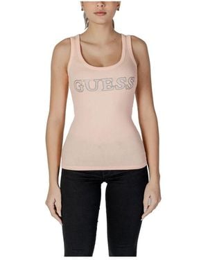 Guess Sleeveless Tops - Natural