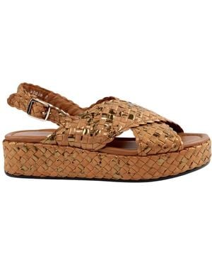 Pons Quintana Flat Sandals - Marron