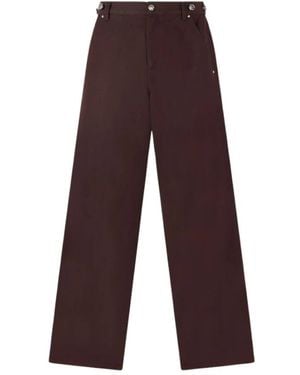 Roberto Cavalli Wide Trousers - Viola