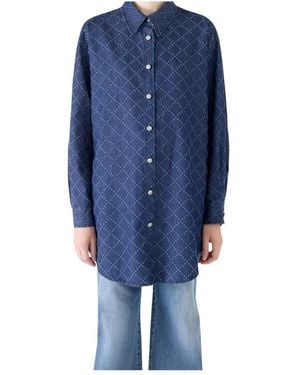 Shaft Camicia Over - Blau