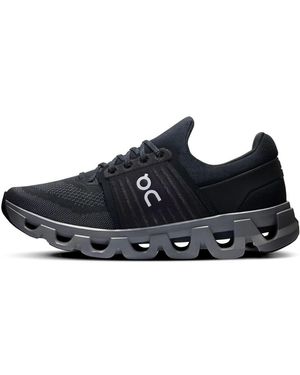 On Shoes Schwarzer Polyester-Sneaker Cloudswift 4