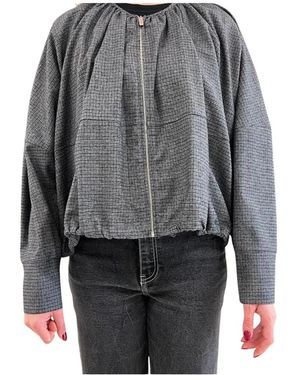 MEIMEIJ Bomber Jackets - Gray
