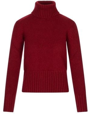 Fedeli Turtlenecks - Red