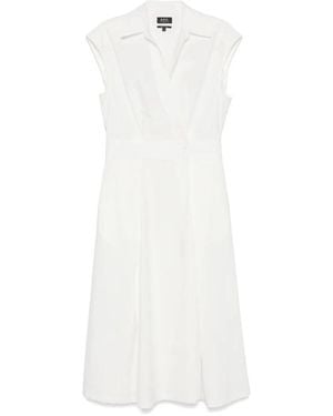 A.P.C. Short Dresses - White
