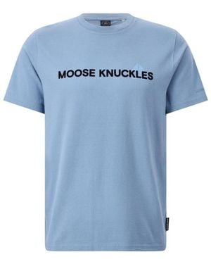 Moose Knuckles T-Shirts - Blu