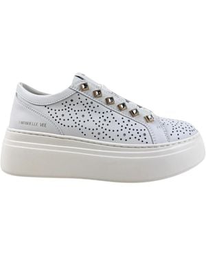 Emanuélle Vee Bice Sneaker Traforata Pelle - Grau