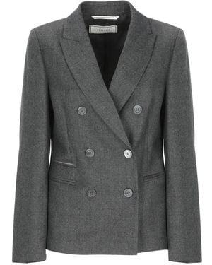 Peserico Dubbele Rij Blazer - Zwart