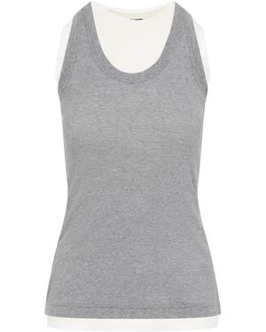 Jil Sander Sleeveless Tops - Grigio