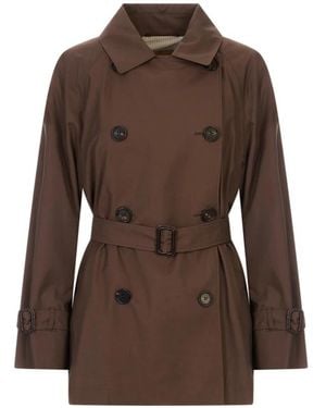 Max Mara Trench Coats - Marrón