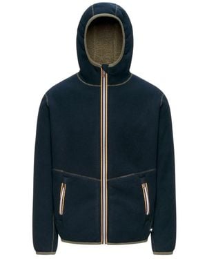 K-Way Jassen ,Blauw ,Polyester Jack Sherpa Polar Double