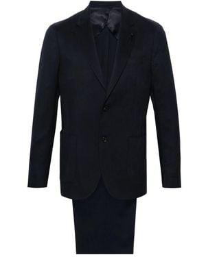 Lardini Single Breasted Suits - Blue