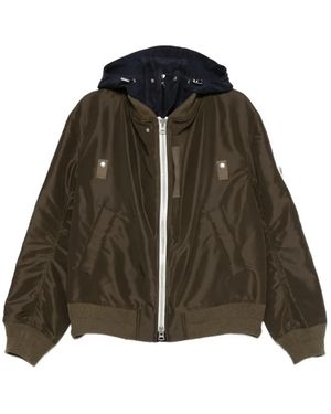 Sacai Jassen ,Groen ,Nylon Light Jassen
