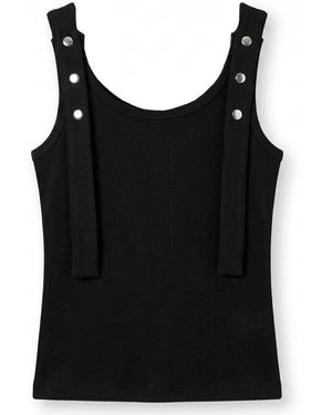 MSGM Sleeveless Tops - Noir