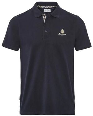 Aquascutum Polo Shirts - Blue