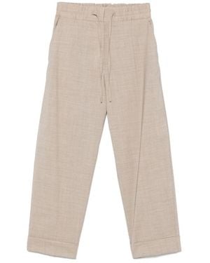 P.A.R.O.S.H. Straight Pants - Natural