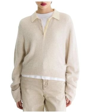Bellerose Polo Shirts - Neutro